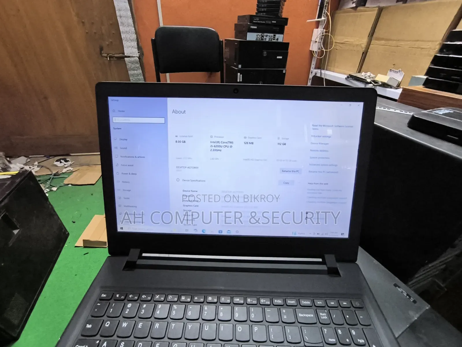 Laptop Lenovo IdeaPad 110 8GB Intel Core I5 SSD 128GB
