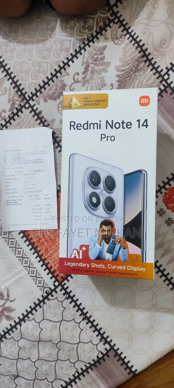 Xiaomi Redmi Note 14 Pro 256 GB Black