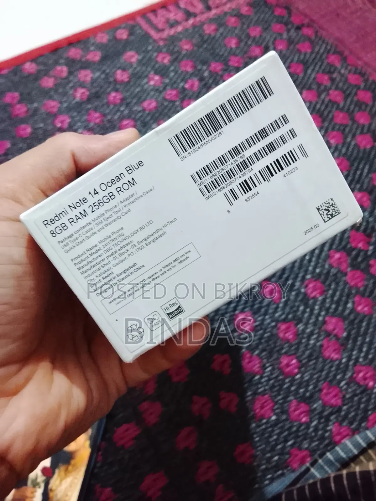 Xiaomi Redmi Note 14 4G 256 GB