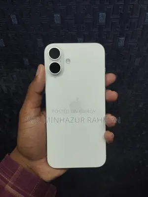 New Apple iPhone 16 Plus 256 GB White