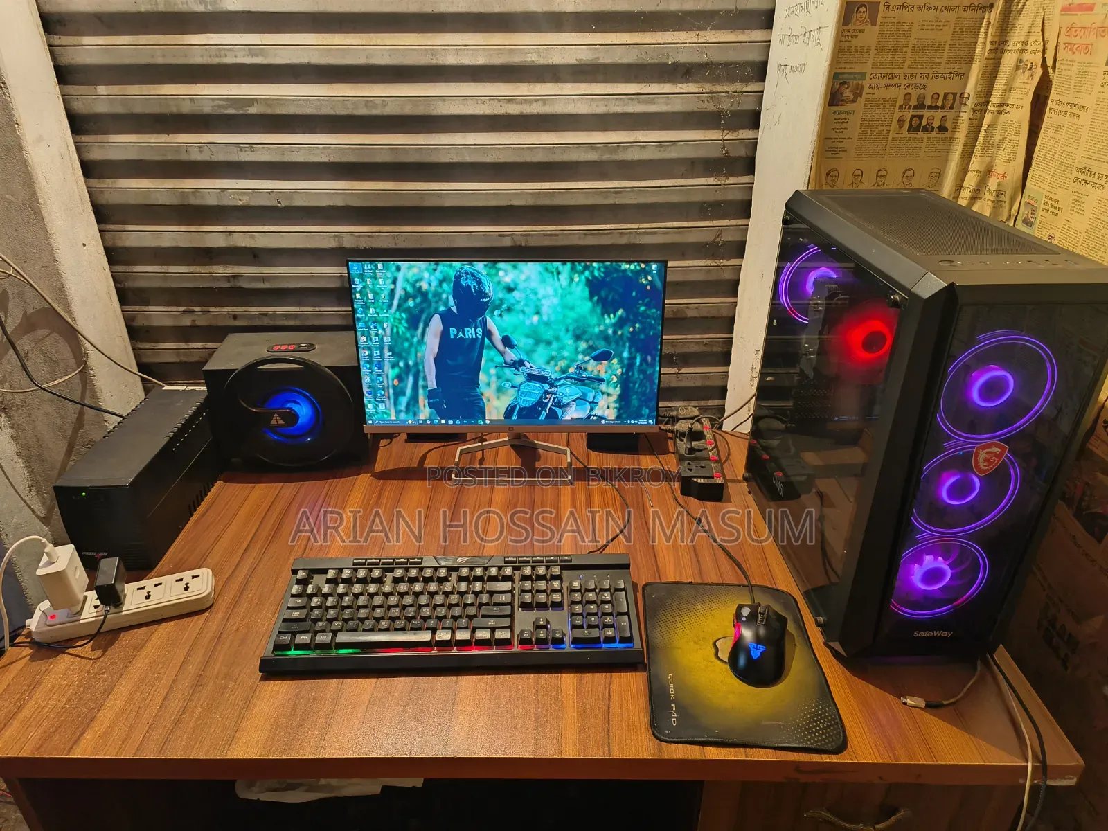 Desktop Computer Asus 16GB AMD Ryzen SSD 500GB