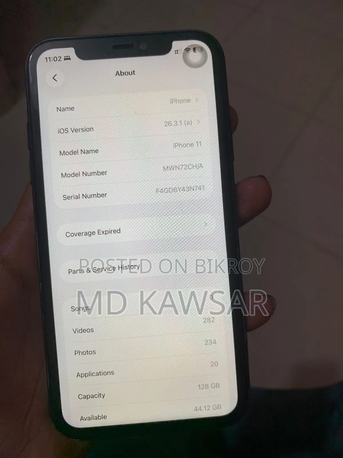 Apple iPhone 11 128 GB Black