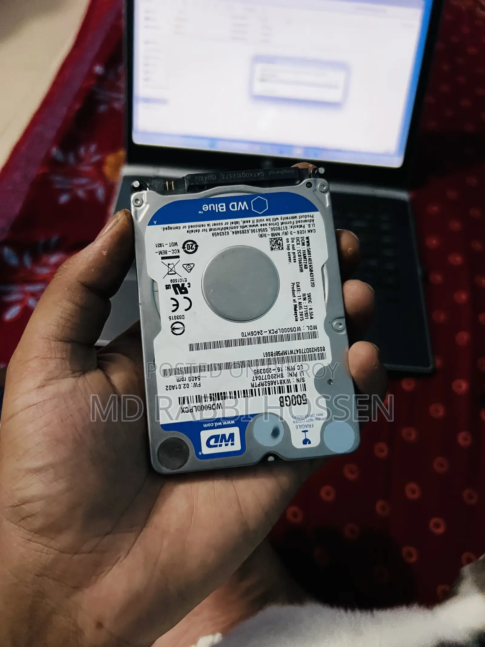 Wd HDD 500GB HDD for Sale