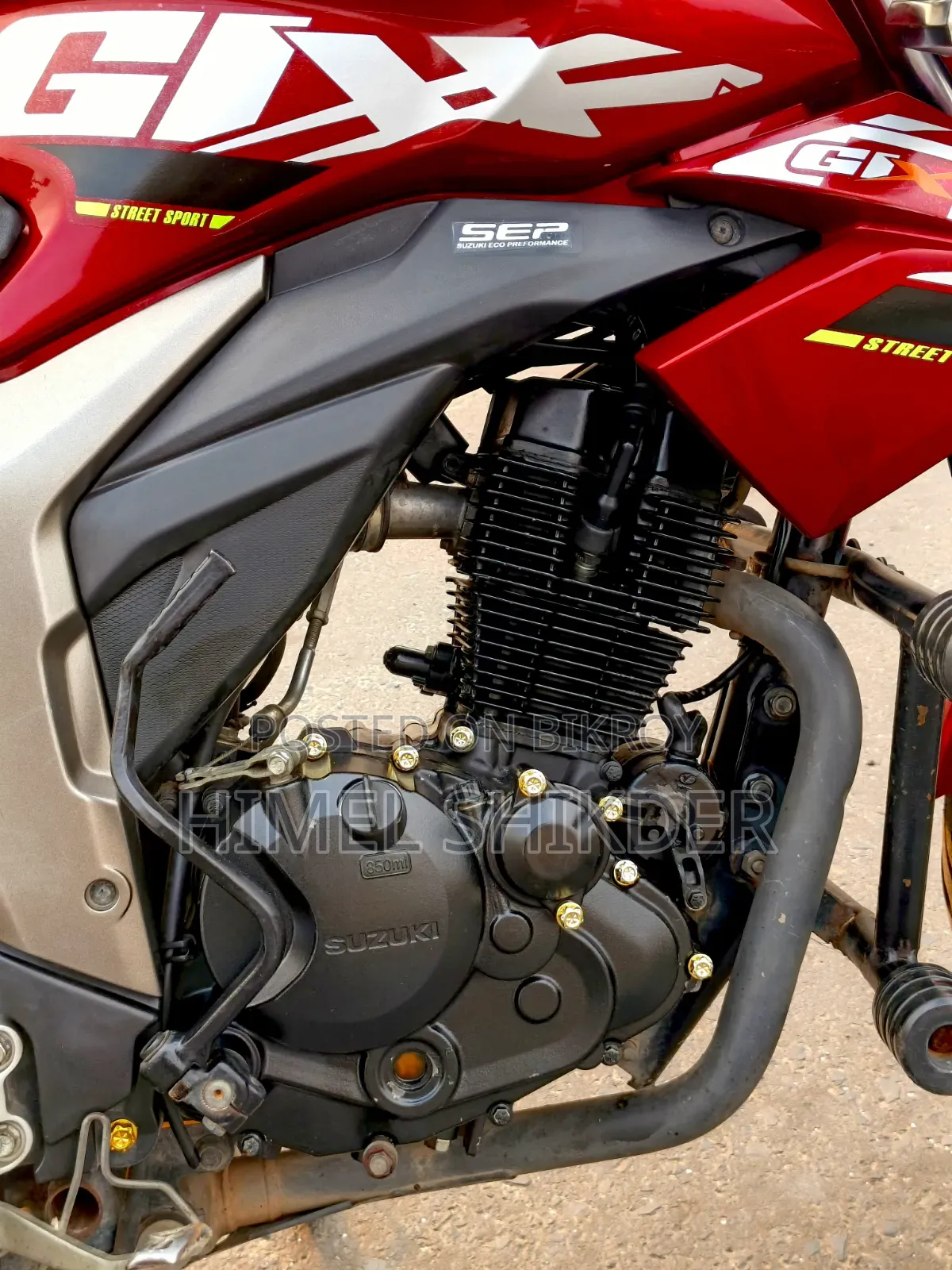 Suzuki Gixxer Monotone 2023 Red