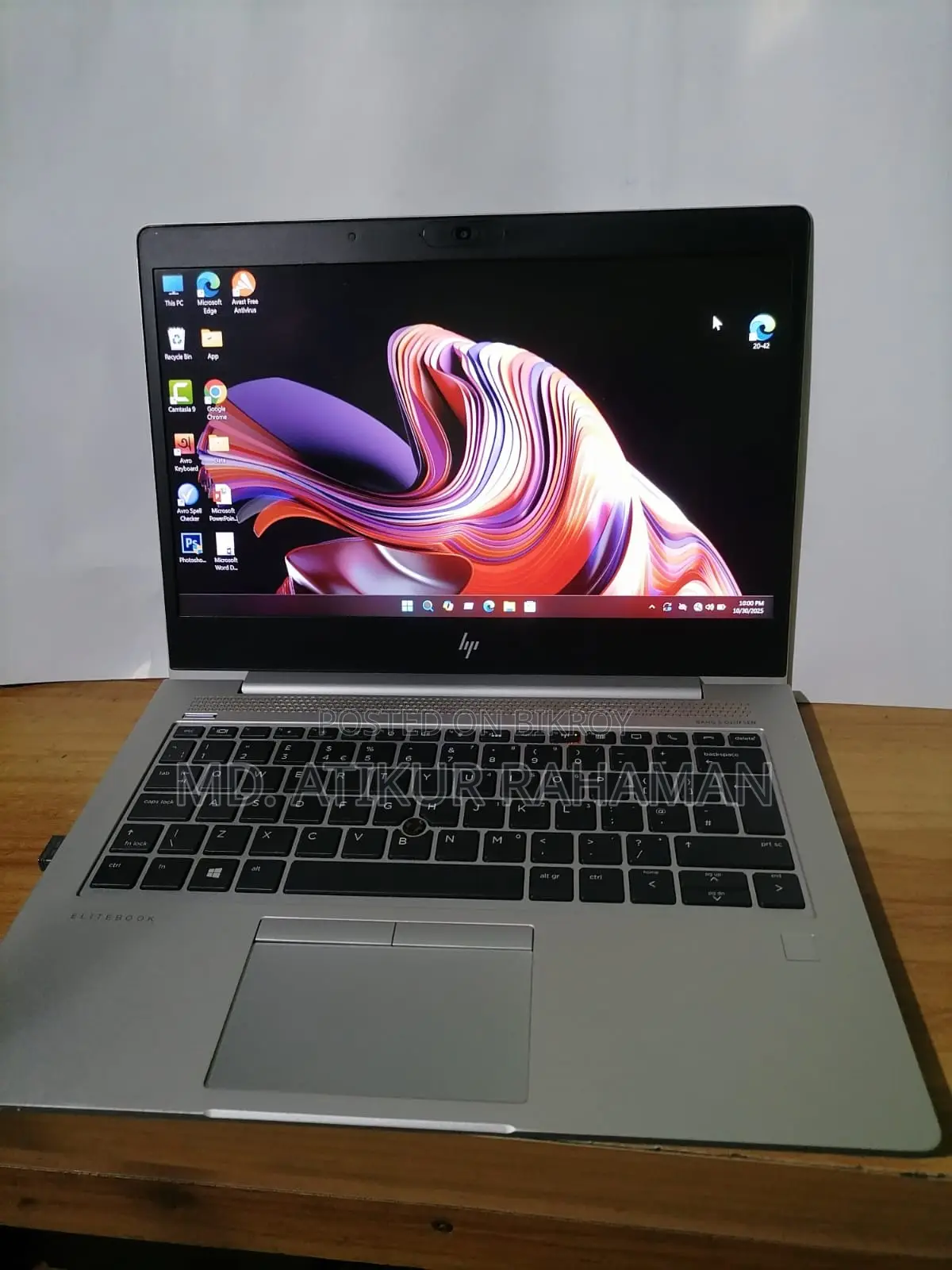 ল্যাপটপ HP EliteBook 840 G6 8GB Intel Core I5 SSD 256GB