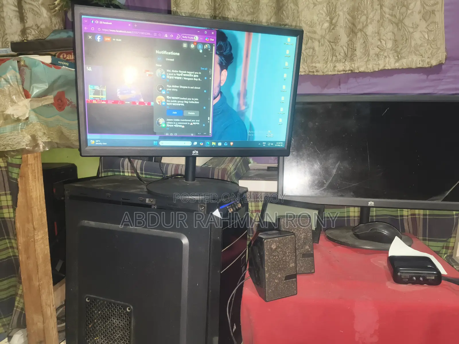 Desktop Computer Gigabyte GB-BACE-3010 8GB Intel Core I3 HDD 128GB