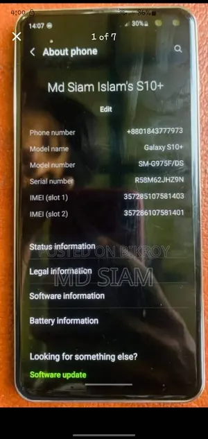 Samsung Galaxy S10 Plus 128 GB Black