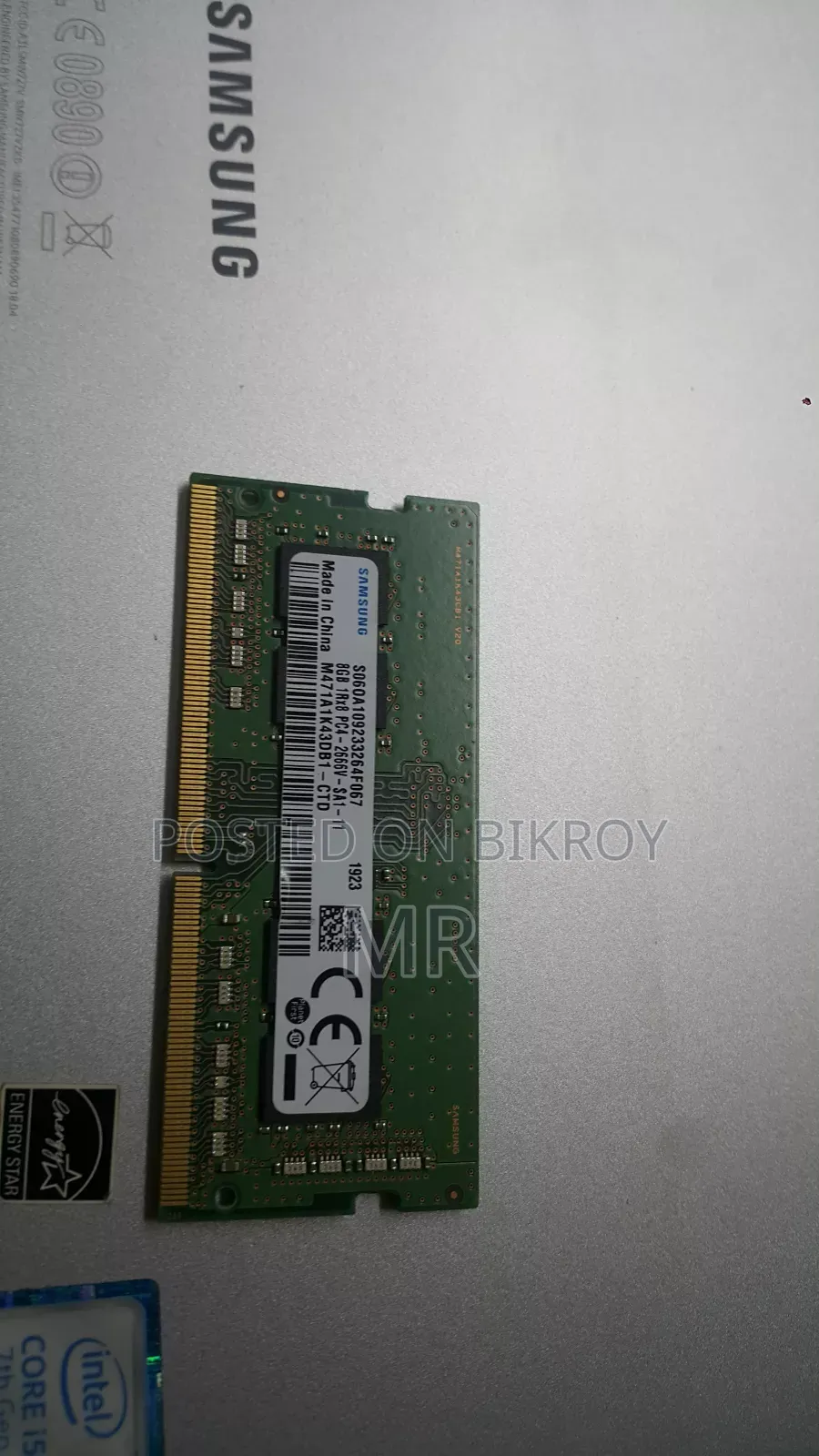 Samsung DDR4 Laptop RAM 16GB and 8GB