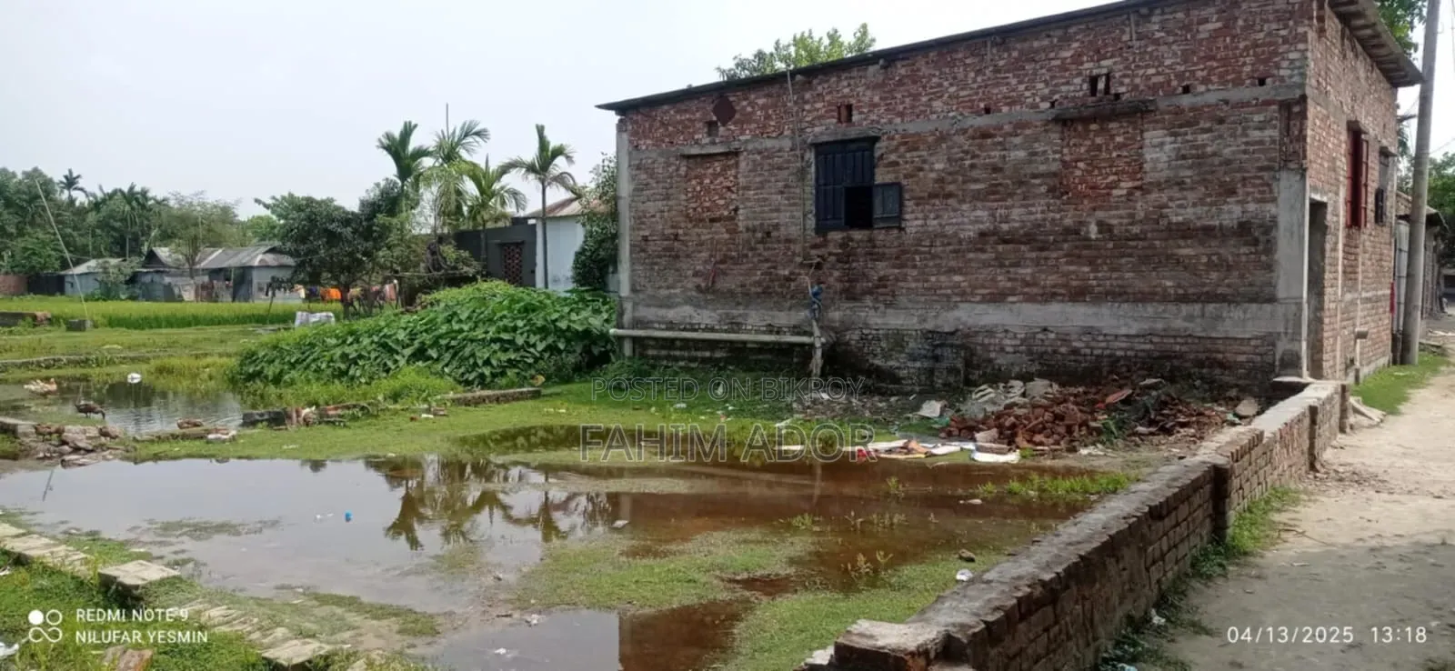 Land for Sale in Rangpur City, 2.75 Shotok