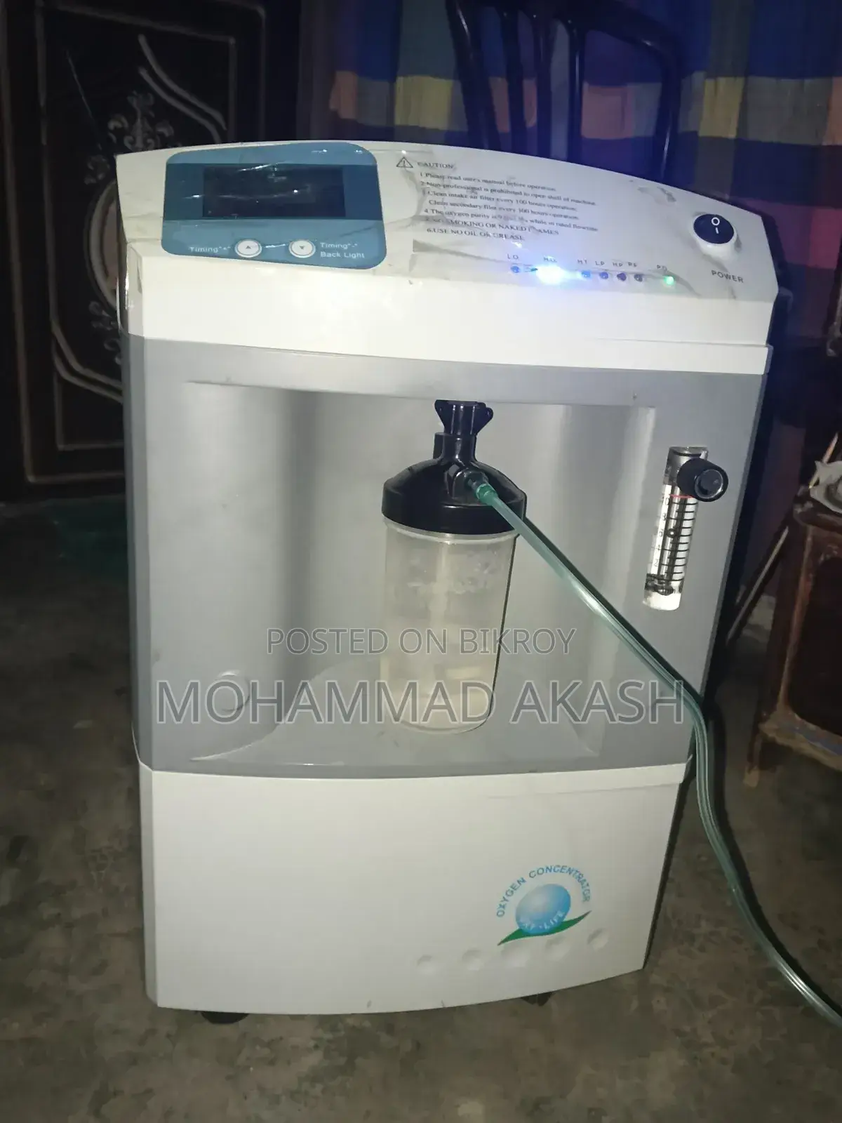 Oxygen Concentrator 10ltr 3month