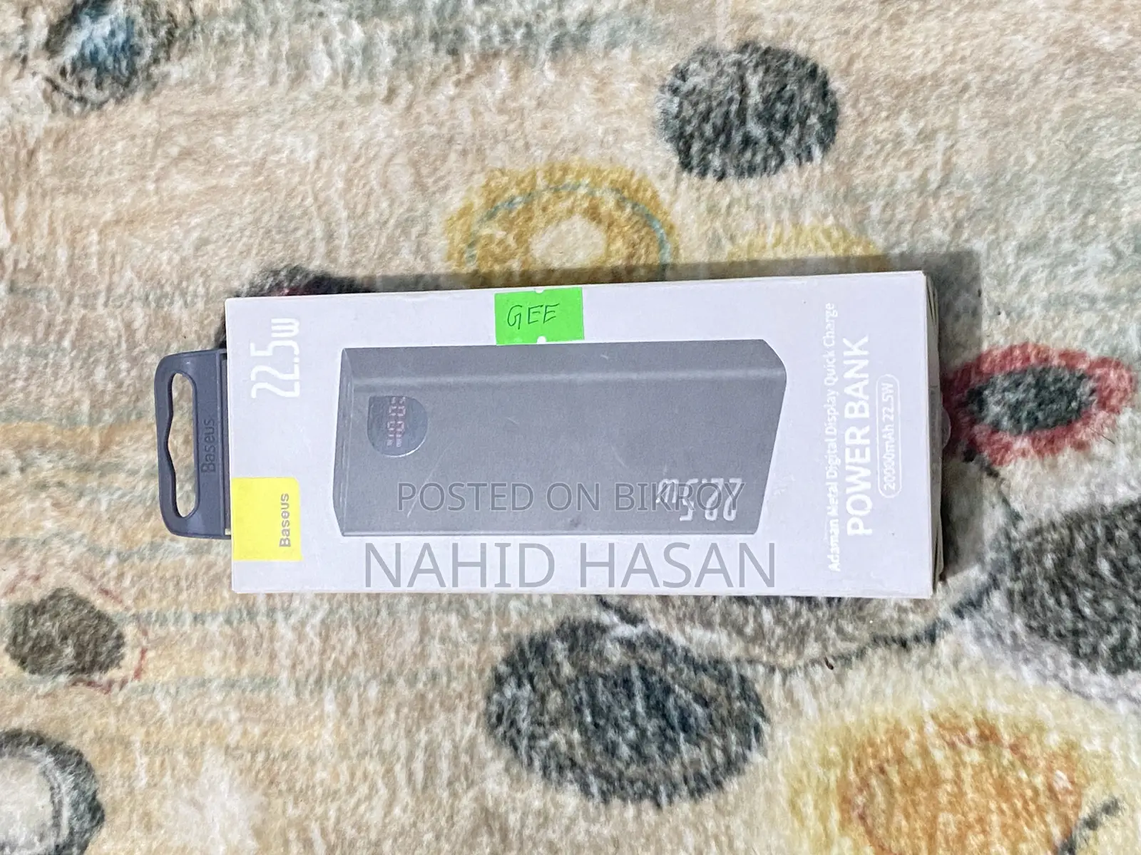 Baseus Adaman 20000mah 22.5w Metal Power Bank With Digital Display