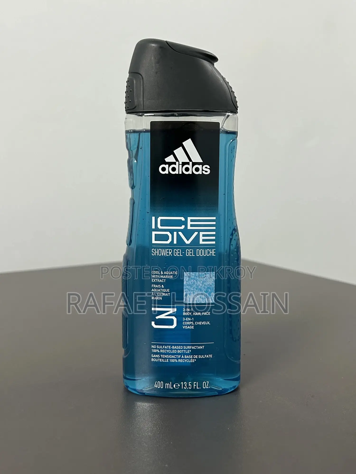 Imported, Spain, Adidas 3-in-1 Ice Dive Men, 400ml, 1000% Original