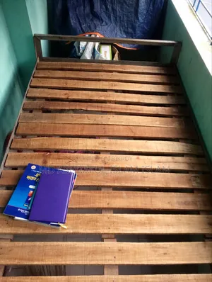 A small steel bed for sale