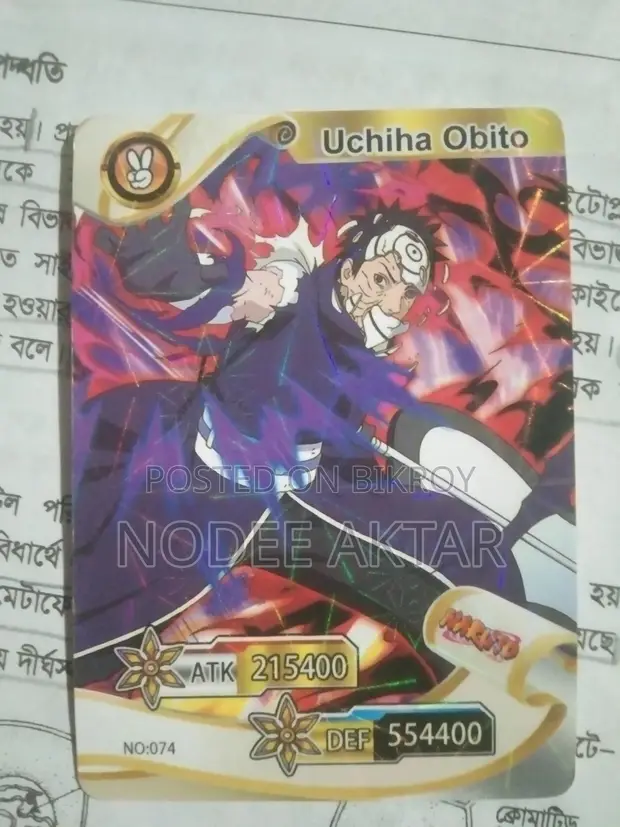 Naruto Anime Holo Card Collection Set  6 Rare Cards for sale -  Price:  BDT 1,100 on bikroy.com [Jashore Sadar]