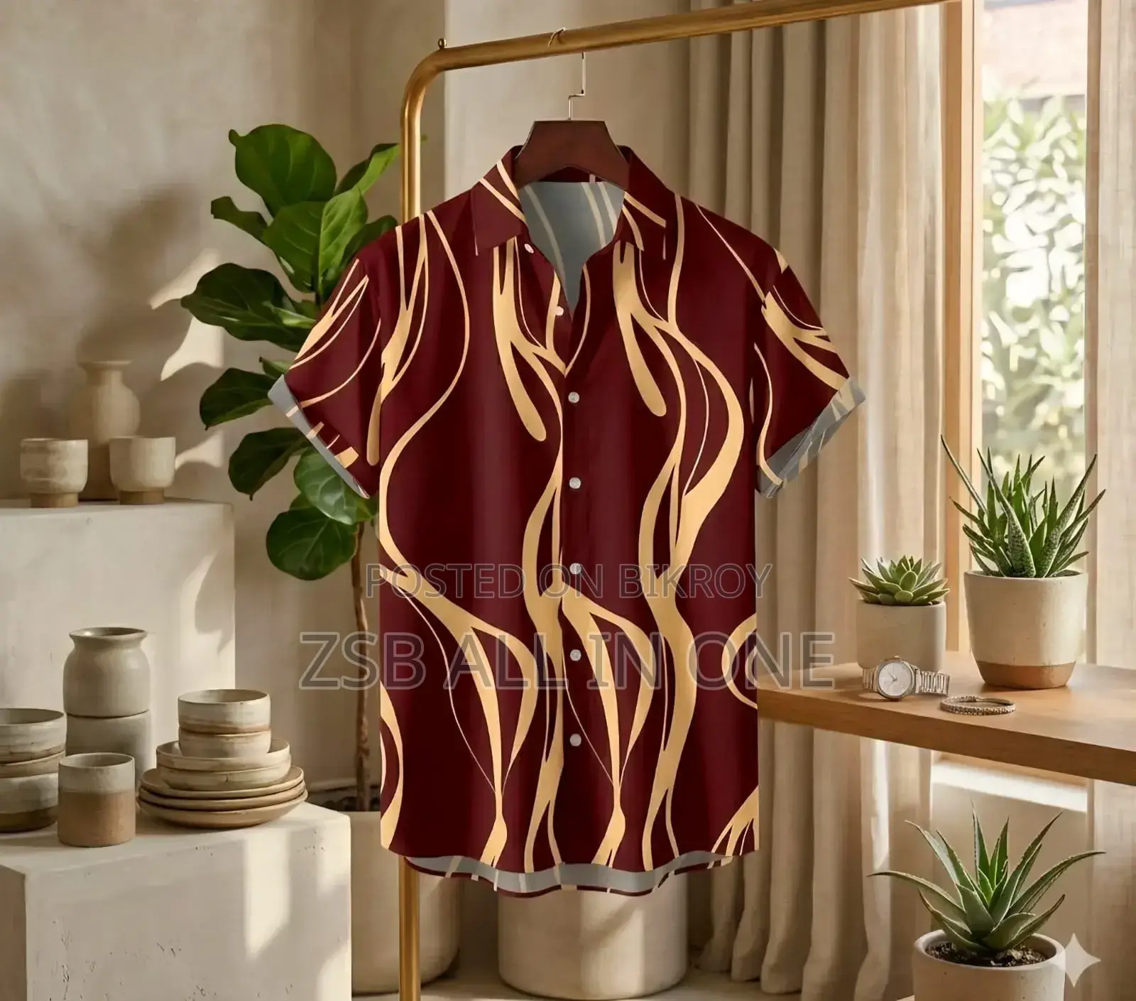 Ultra Soft Casual Half Sleeve Shirt High Quality