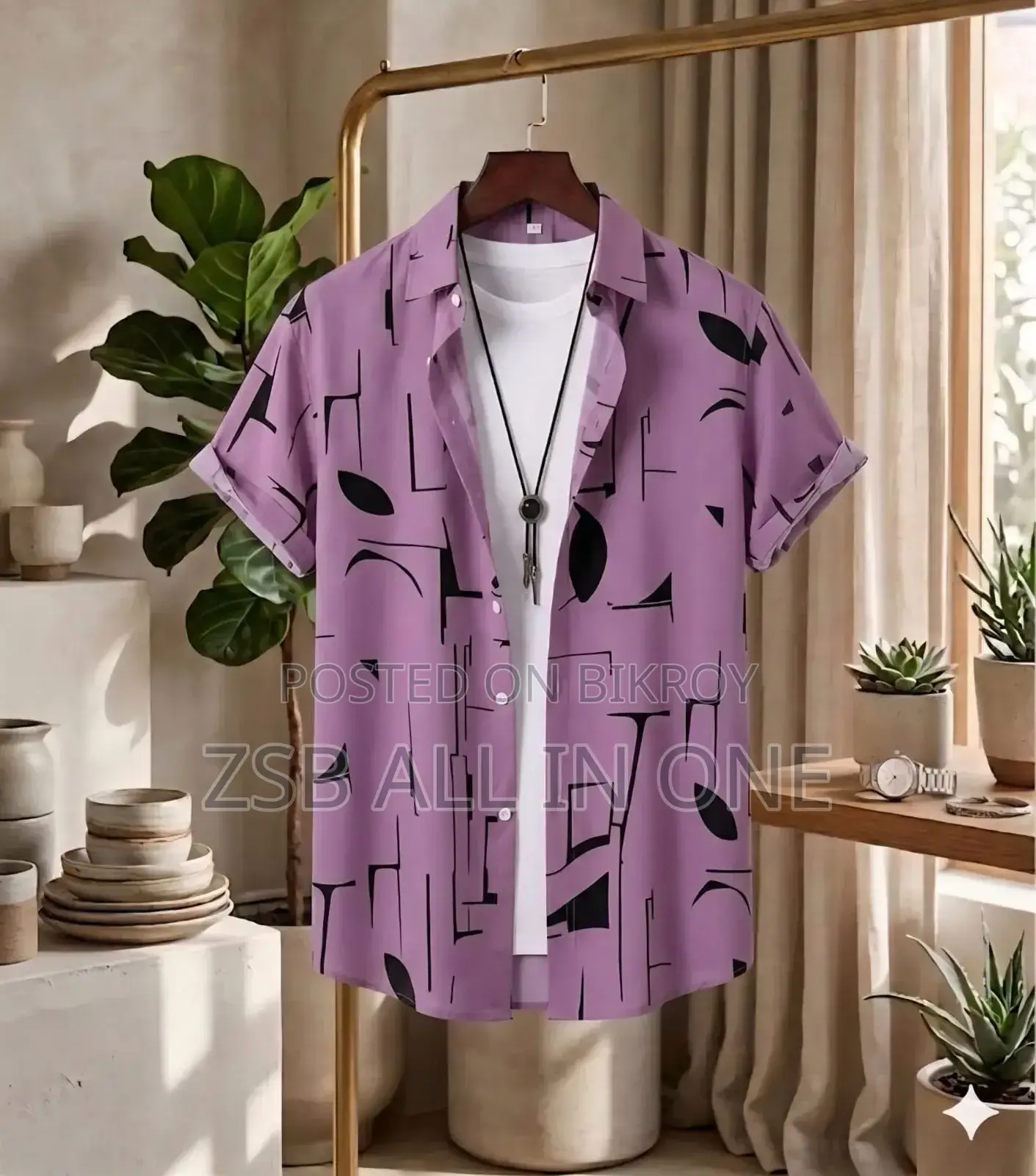 Ultra Soft Casual Half Sleeve Shirt High Quality