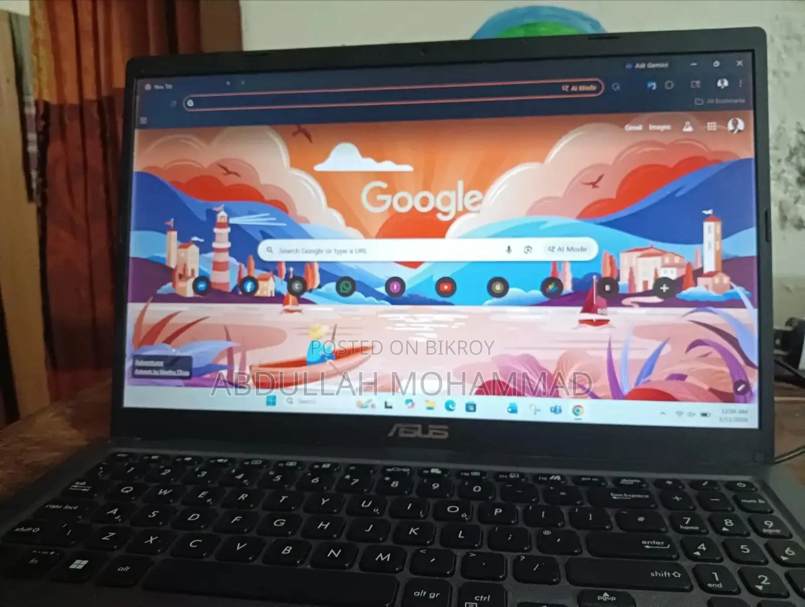 Laptop Asus 4GB Intel Celeron HDD 1T