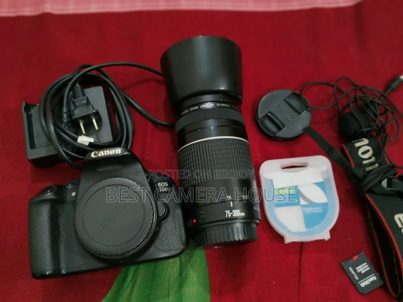 700d+75-300mm Zoom With Box