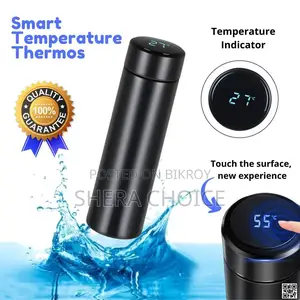 Led Smart Thermal Flask With Temperature Display
