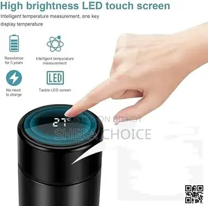 Led Smart Thermal Flask With Temperature Display