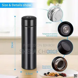 Led Smart Thermal Flask With Temperature Display
