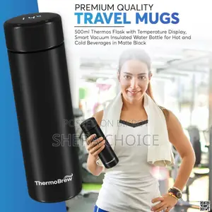 Led Smart Thermal Flask With Temperature Display