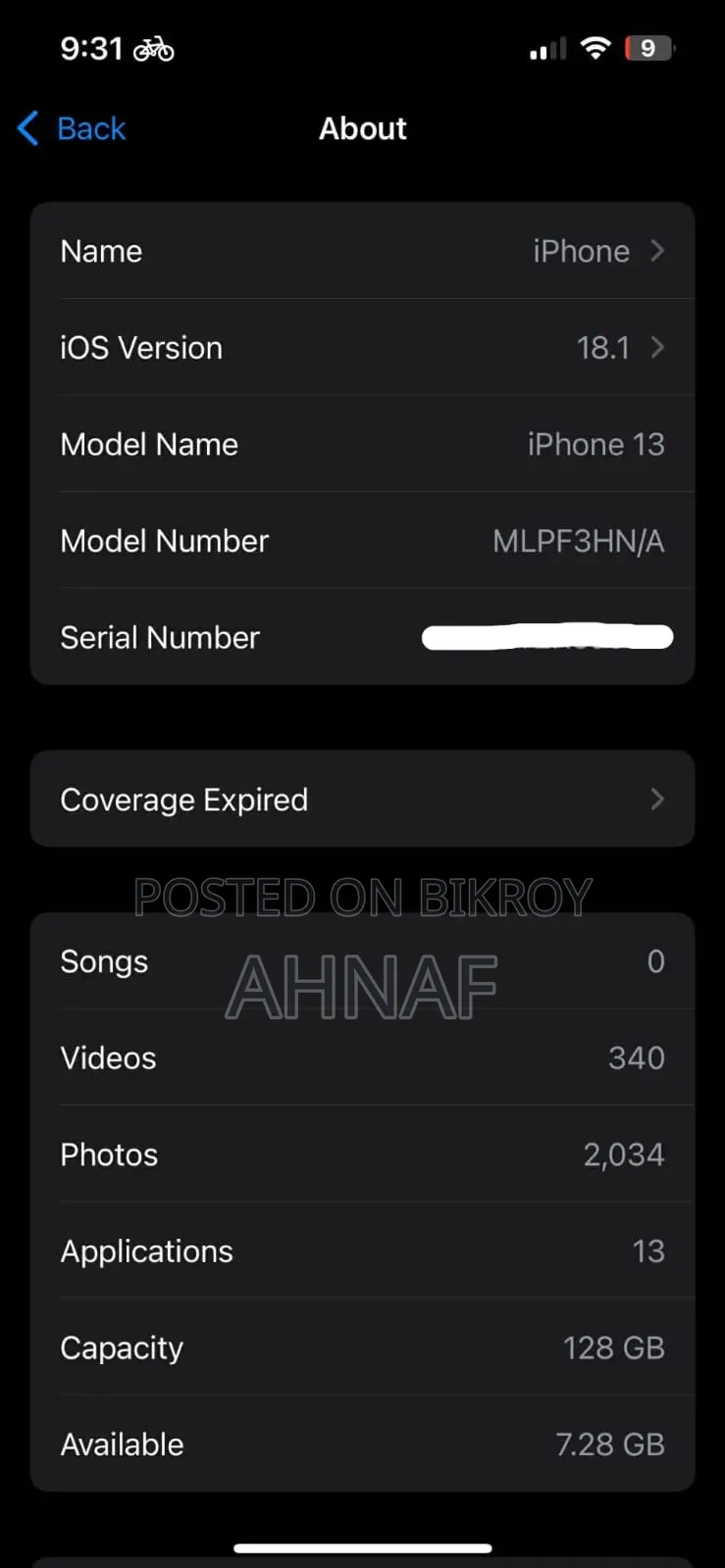 Apple iPhone 13 128 GB Blue
