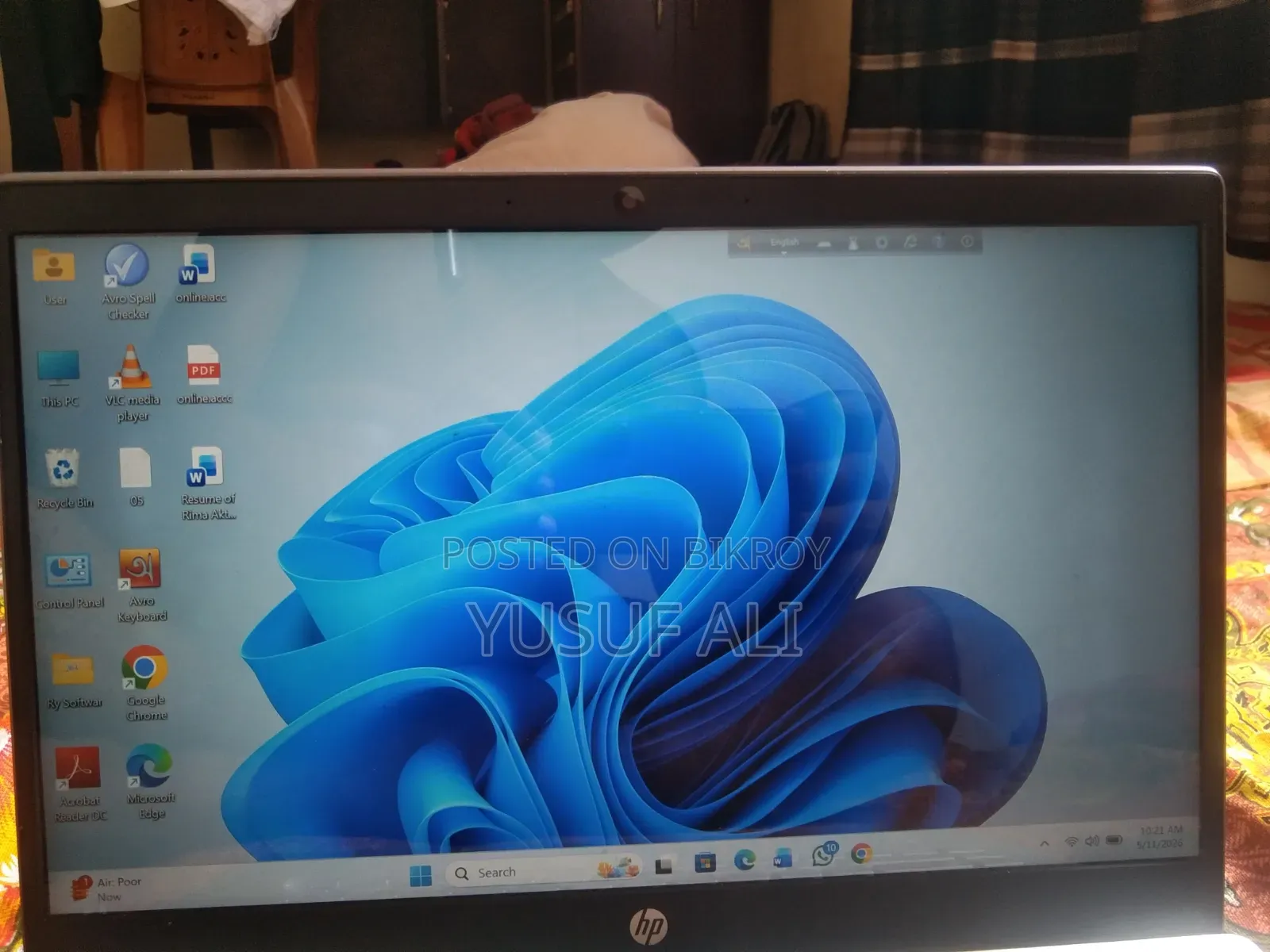Laptop HP Pavilion 14-Ce3064st 4GB Intel Core I5 HDD+SSD 256GB