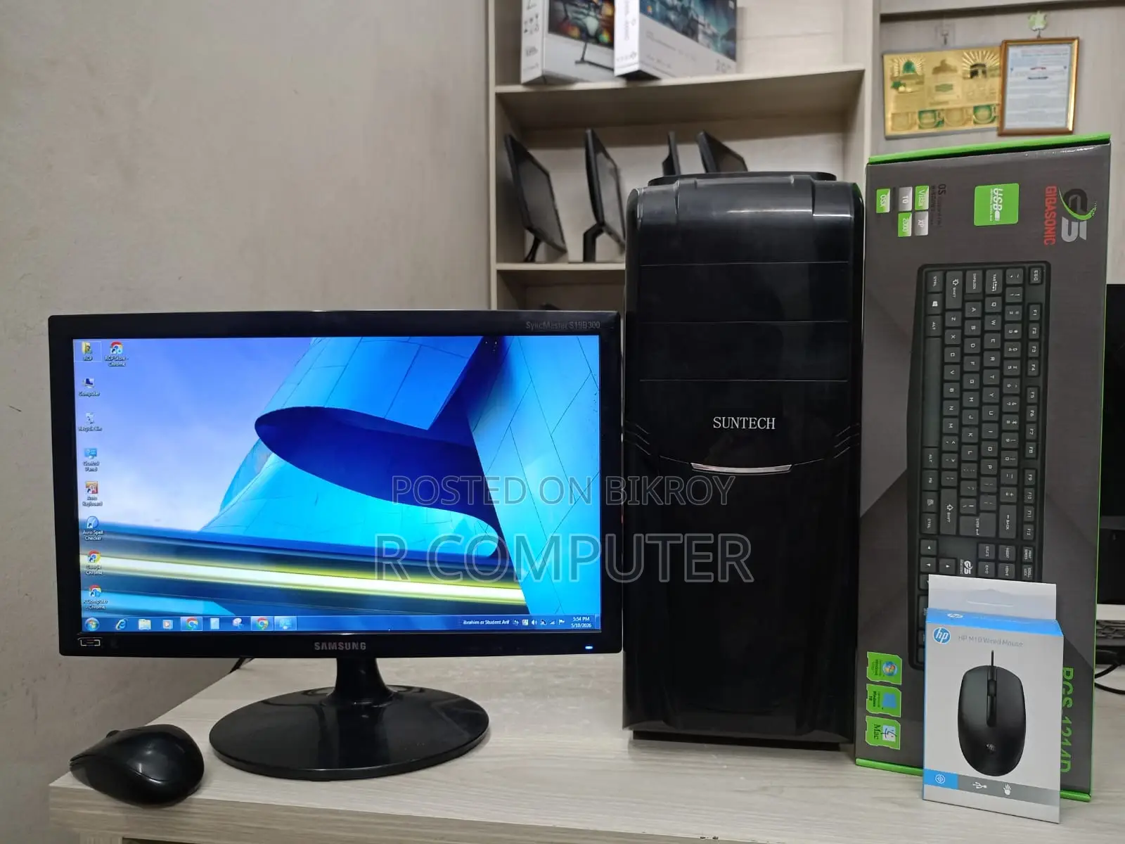 Desktop Computer 4GB Intel Core I3 HDD+SSD 500GB