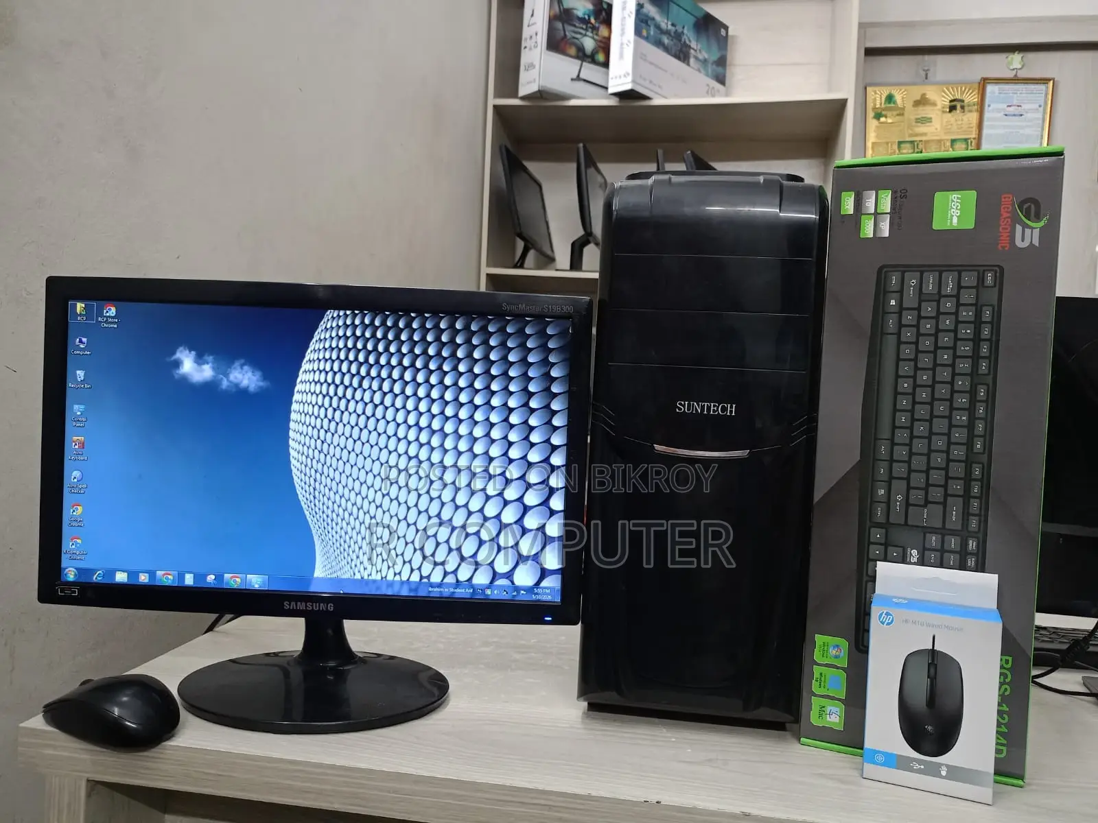 Desktop Computer 4GB Intel Core I3 HDD+SSD 500GB