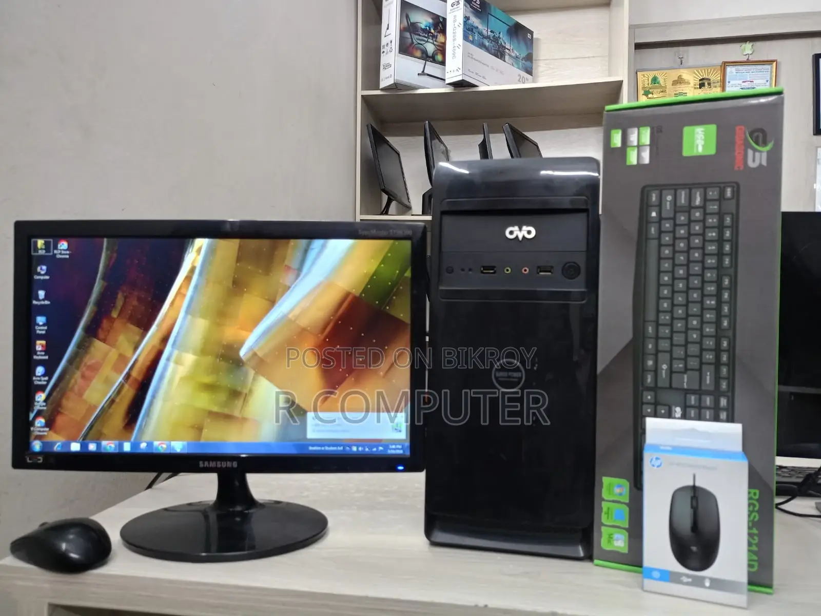Desktop Computer 4GB Intel Core I3 HDD+SSD 500GB