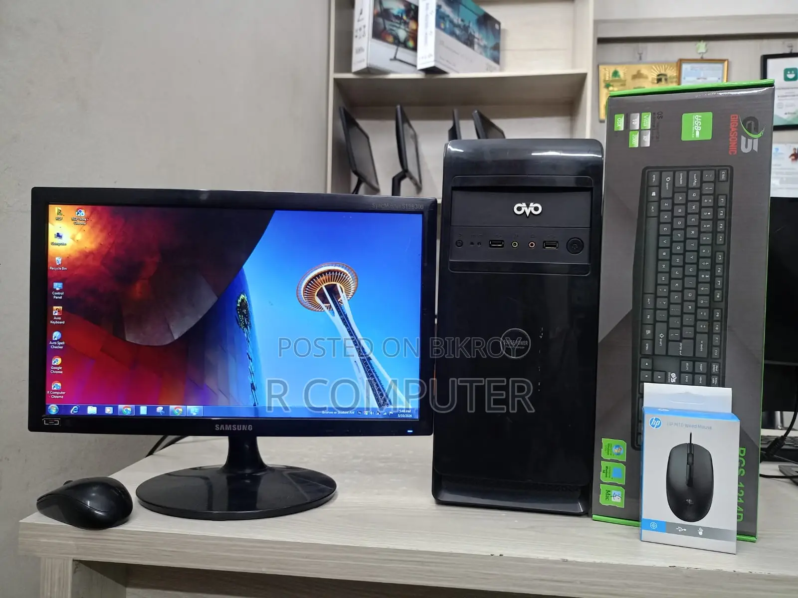 Desktop Computer 4GB Intel Core I3 HDD+SSD 500GB