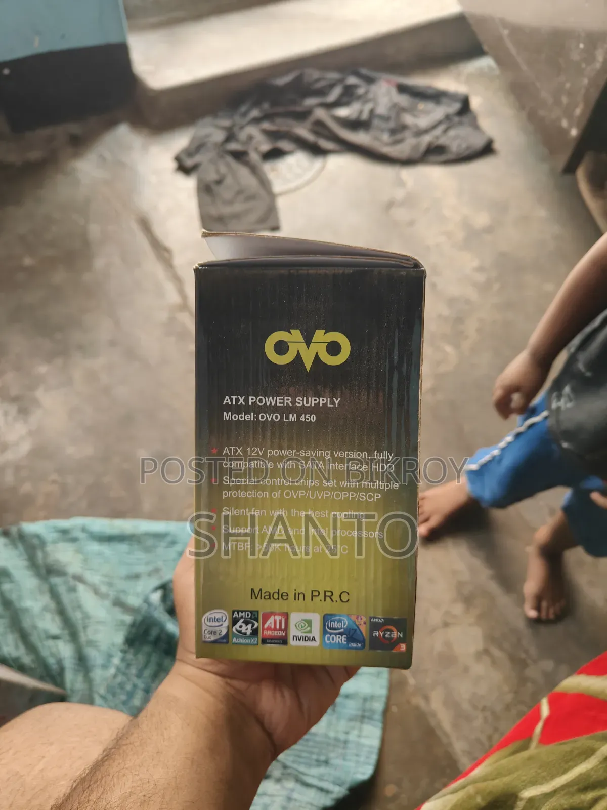 Ovo P4 450w Psu With Warranty