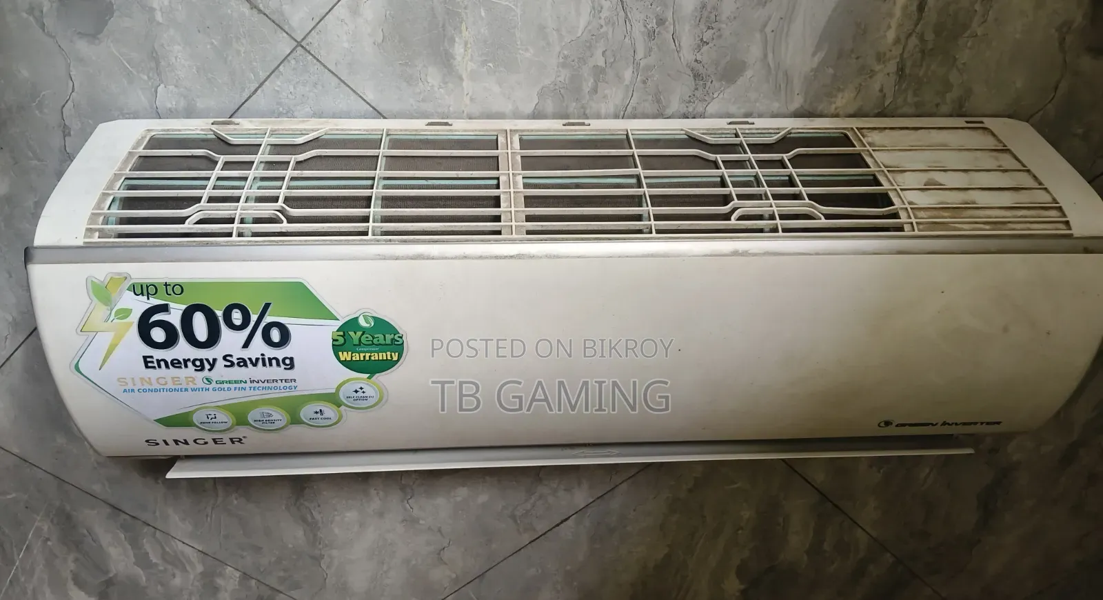 Singer Green Inverter AC 1 Ton New Condition