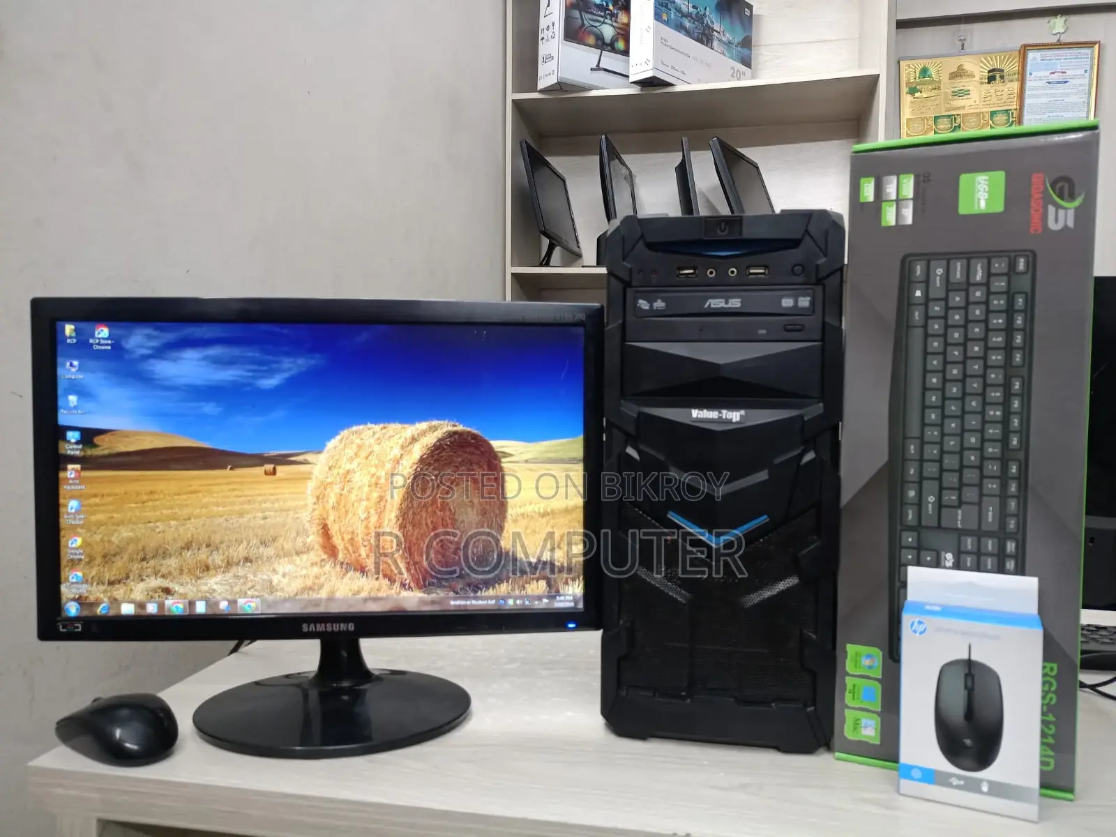 Desktop Computer 4GB Intel Core I3 HDD+SSD 500GB