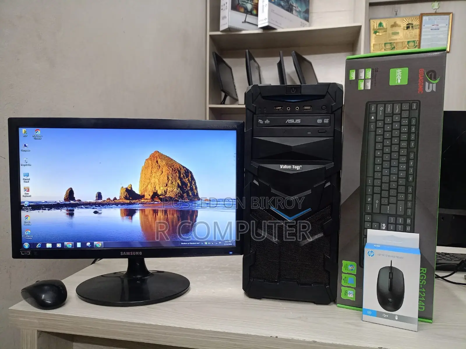 Desktop Computer 4GB Intel Core I3 HDD+SSD 500GB