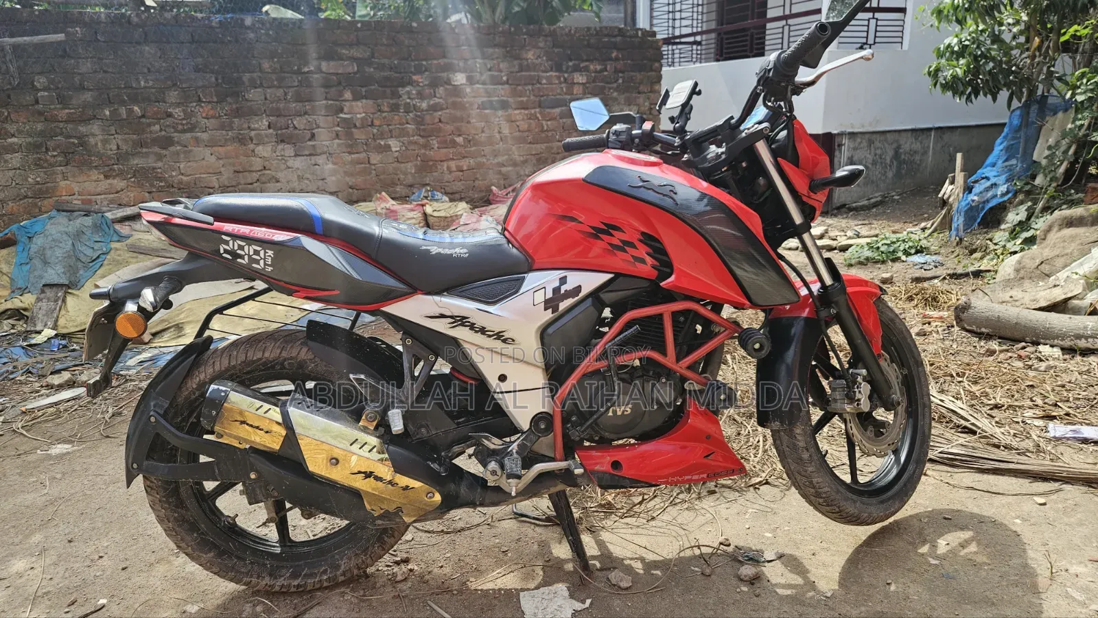 TVS Apache RTR 160 4V 2020 Red