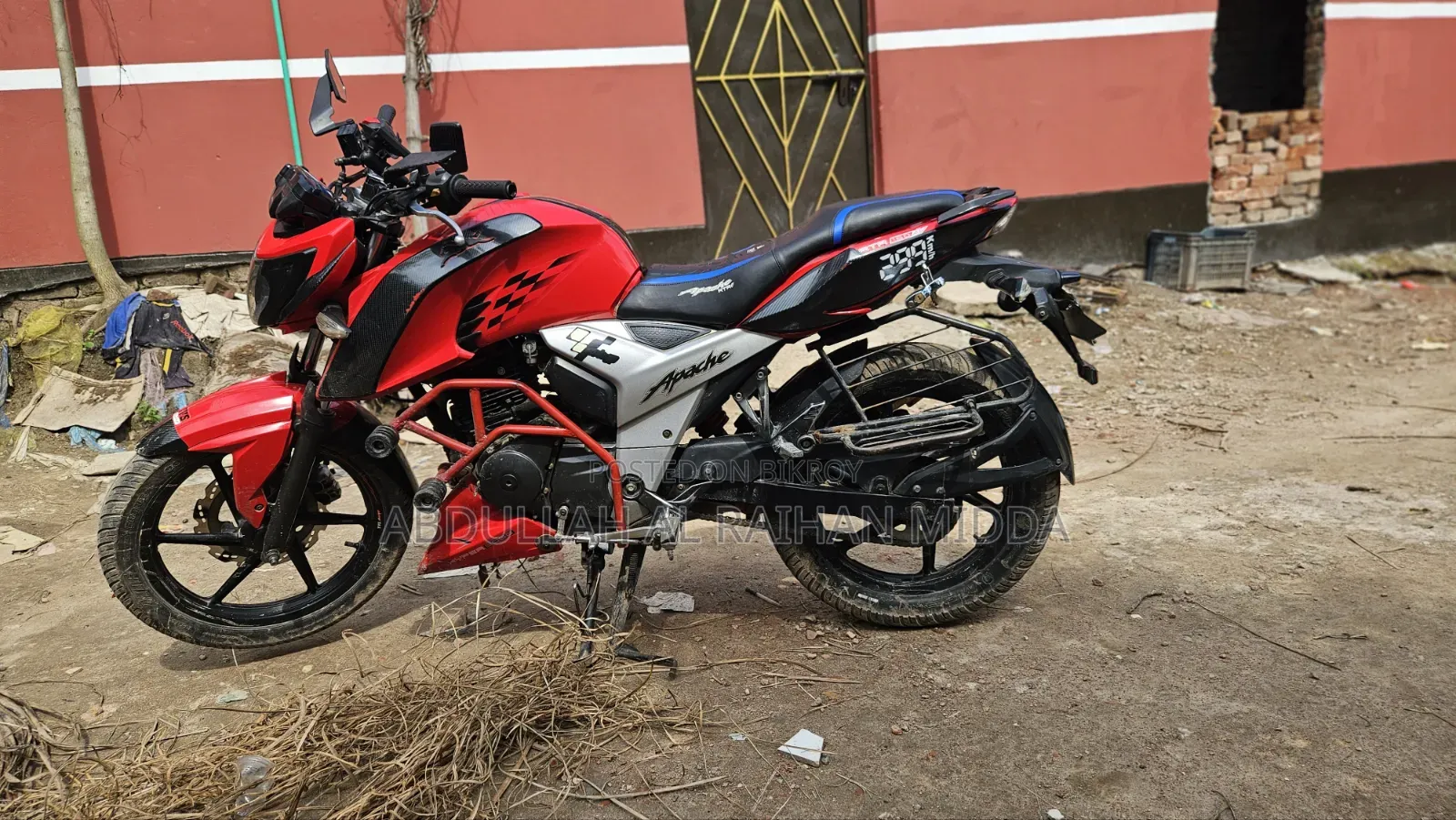 TVS Apache RTR 160 4V 2020 Red