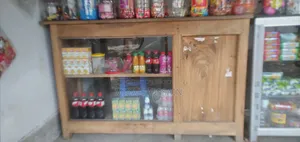 Cash Table and Glass Rack