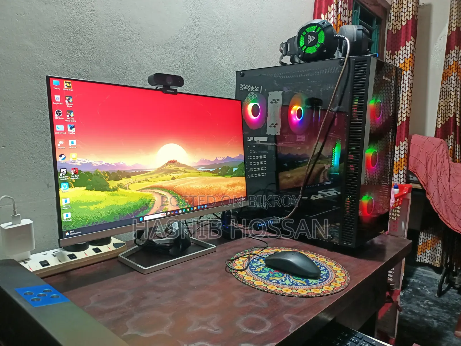 Desktop Computer HP 16GB AMD Ryzen 5 HDD 1T