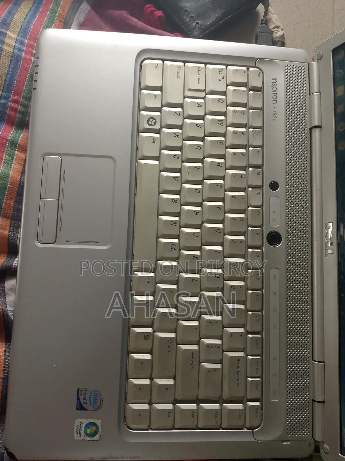Laptop Dell Inspiron 1525 4GB Intel Core 2 Duo HDD 500GB