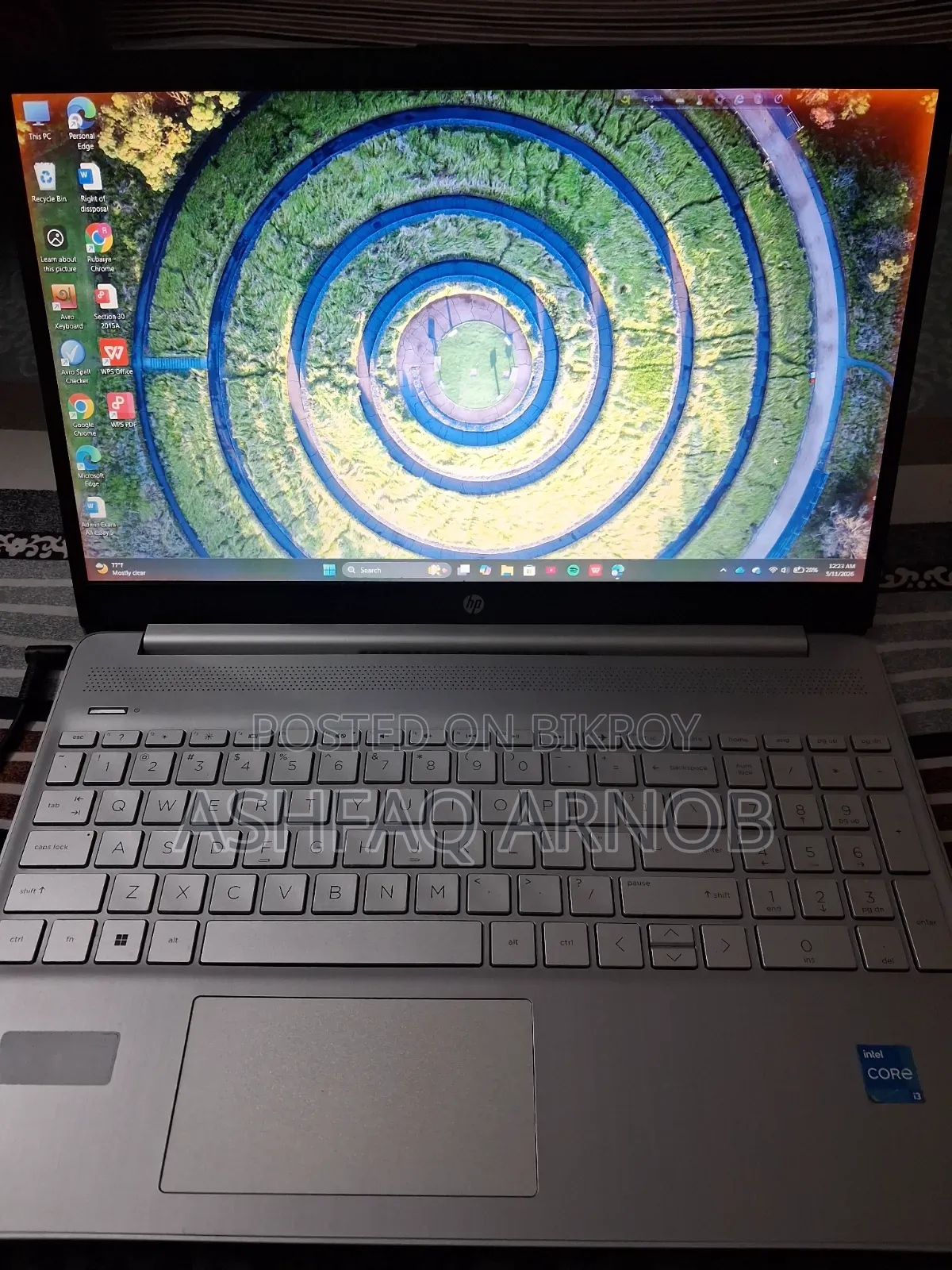 Laptop HP 15S 8GB Intel Core I3 HDD+SSD 256GB