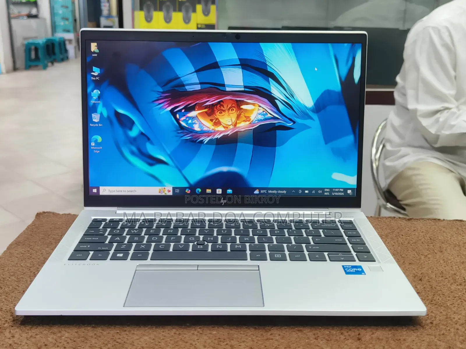 ল্যাপটপ HP EliteBook 840 G8 8GB Intel Core I5 SSD 256GB