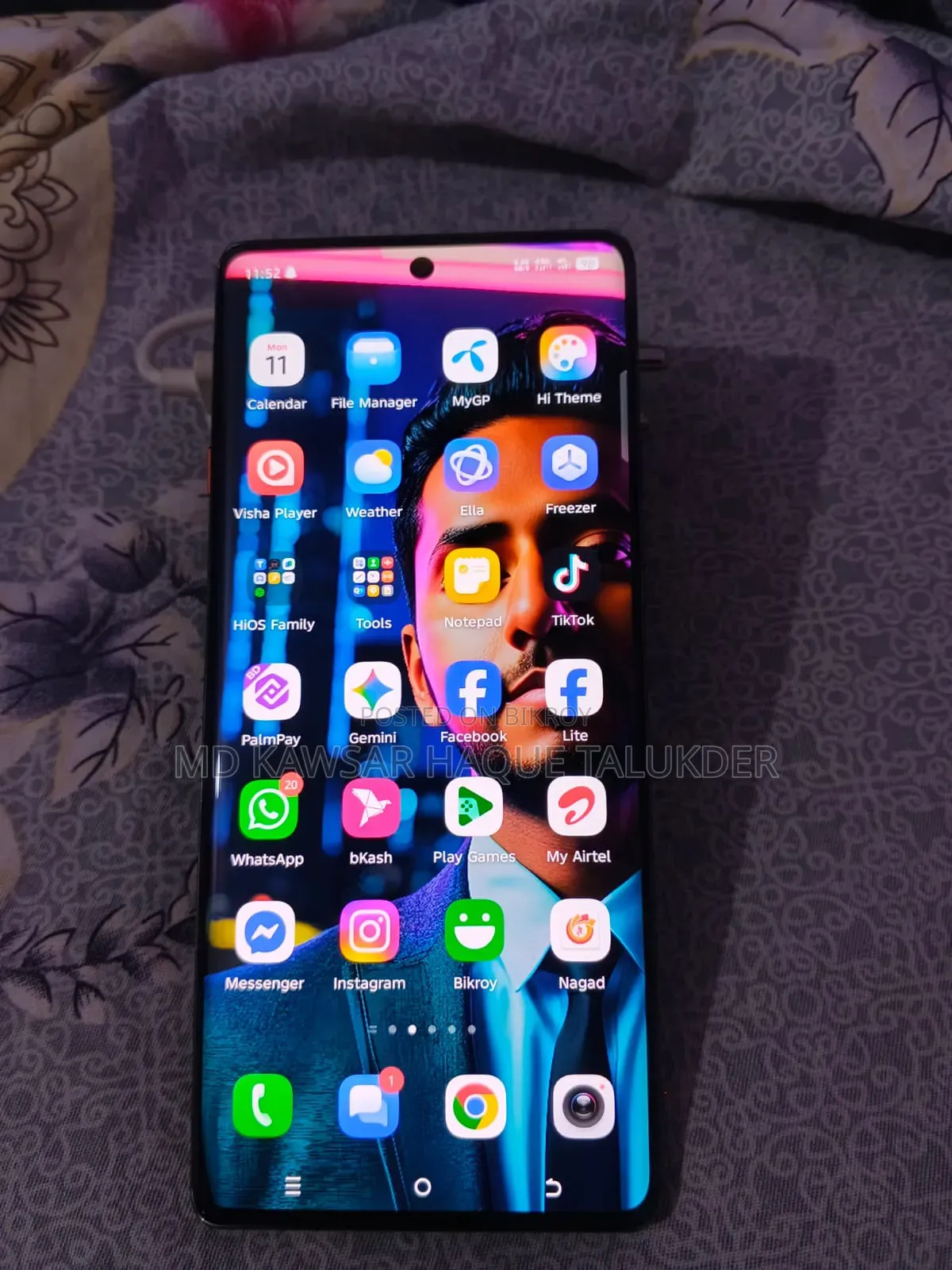 Tecno Camon 40 Pro 4G 256 GB কালো