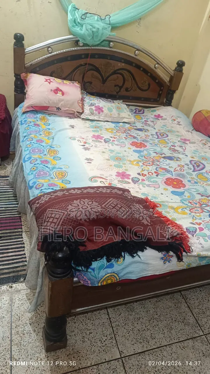 Sturdy and Attractive Double Bed for Sale