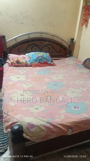 Sturdy and Attractive Double Bed for Sale
