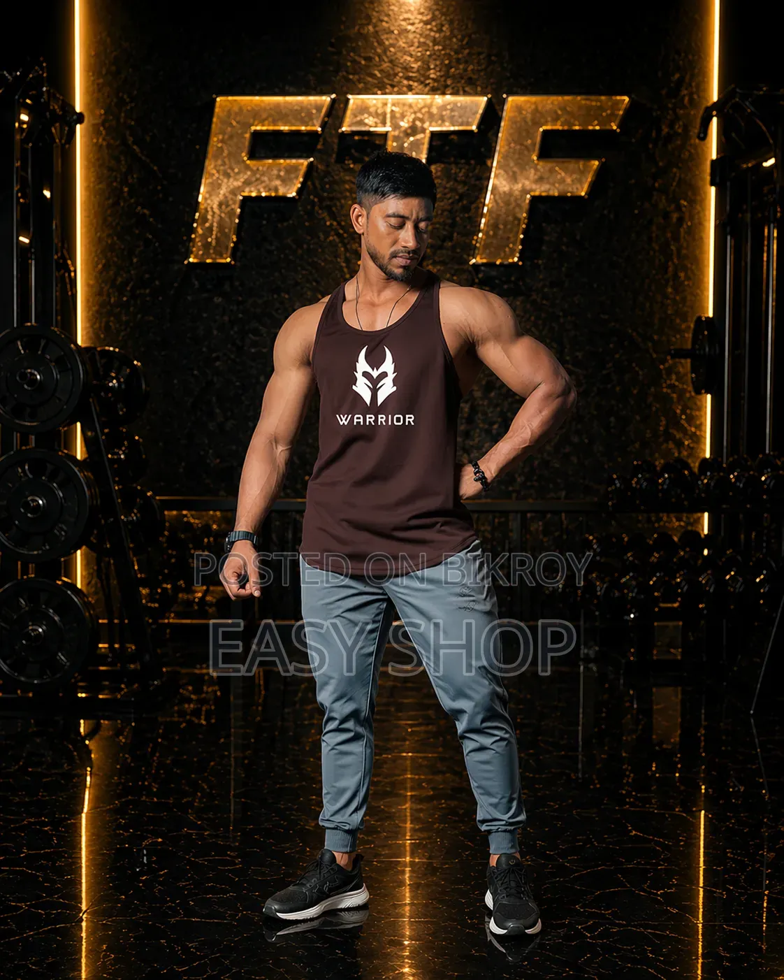 Warrior Gym Tank Top | Breathable Fitness Sleeveless Workout Wear