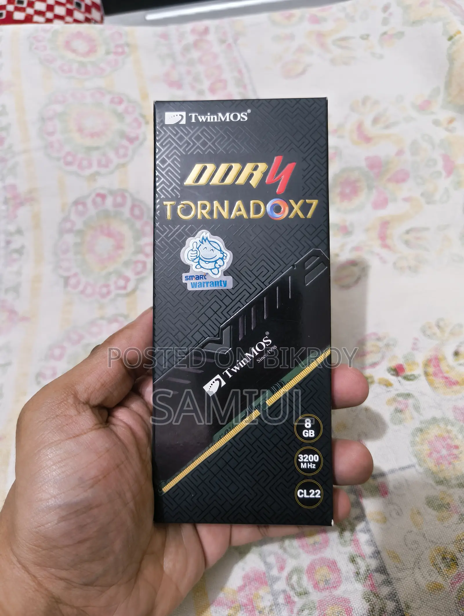 Twinmos Tornadox7 8gb Ddr4 3200mhz Desktop Ram (New)