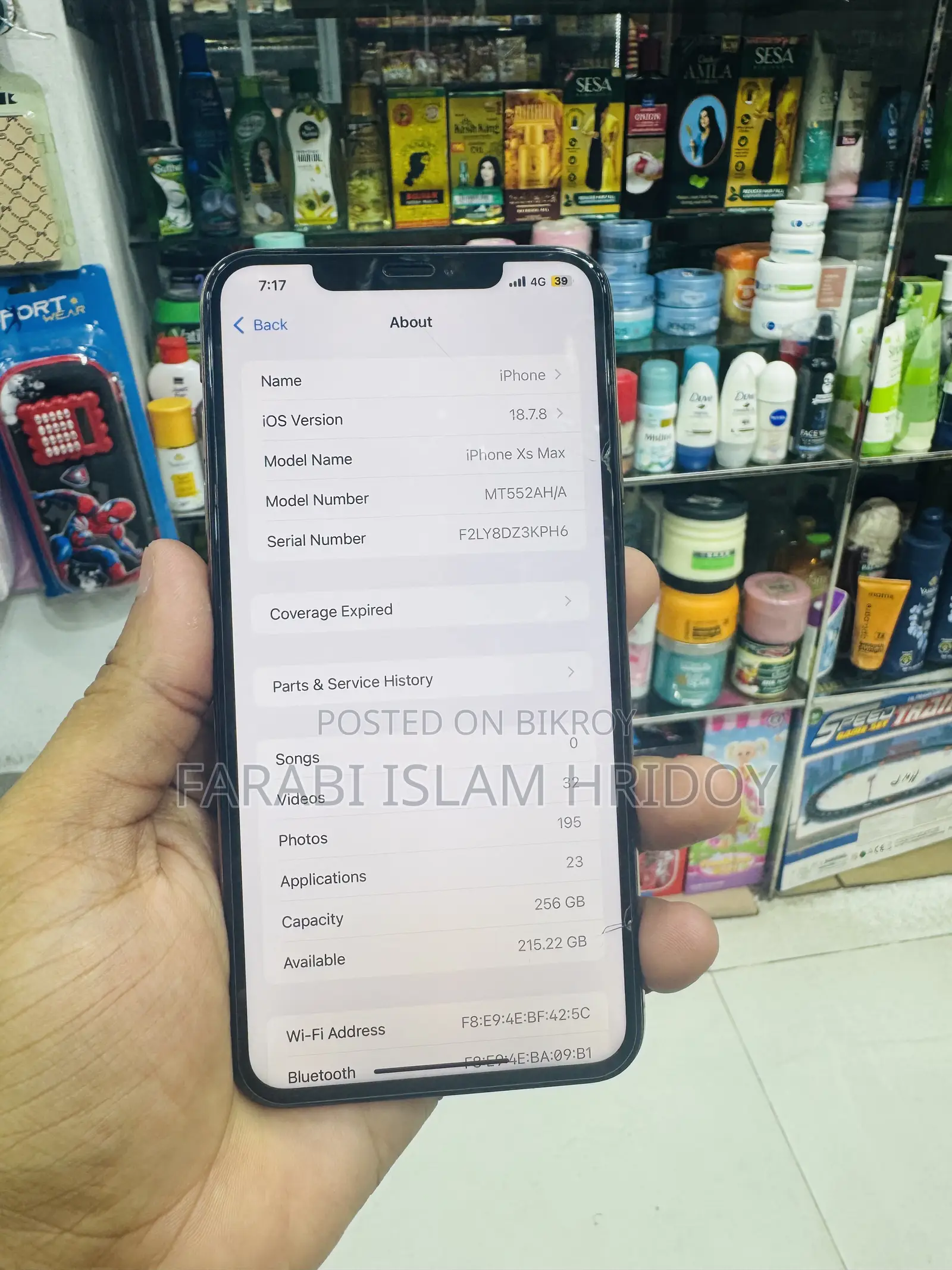 Apple iPhone XS Max 256 GB Rose Gold