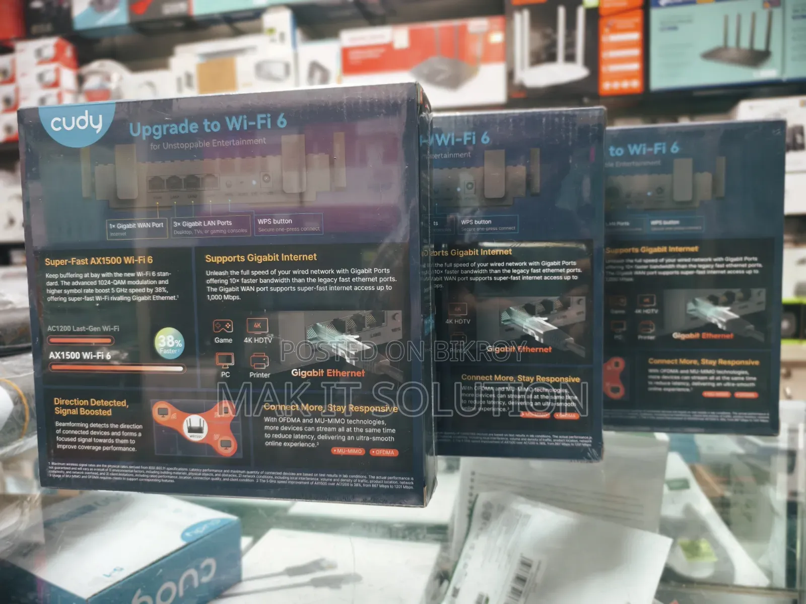 Cudy Ax1500 Gigabit Wi-Fi 6 Router